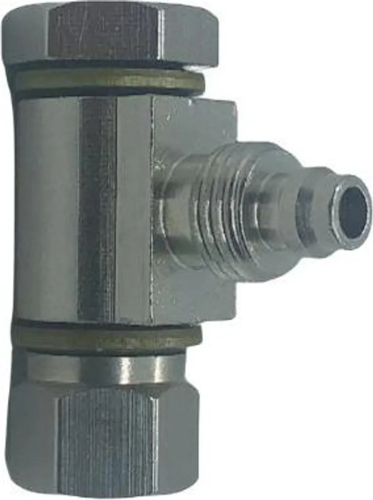 Raccord pneumatique en T à branchement rapide pour tube de 10mm de Ø - 6