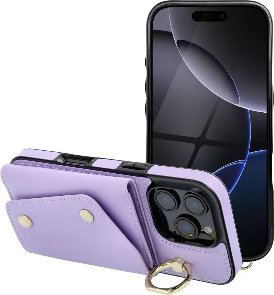 Custodia iPhone 16 Lilla Wonder | Cover a Libro Sicura e Comoda