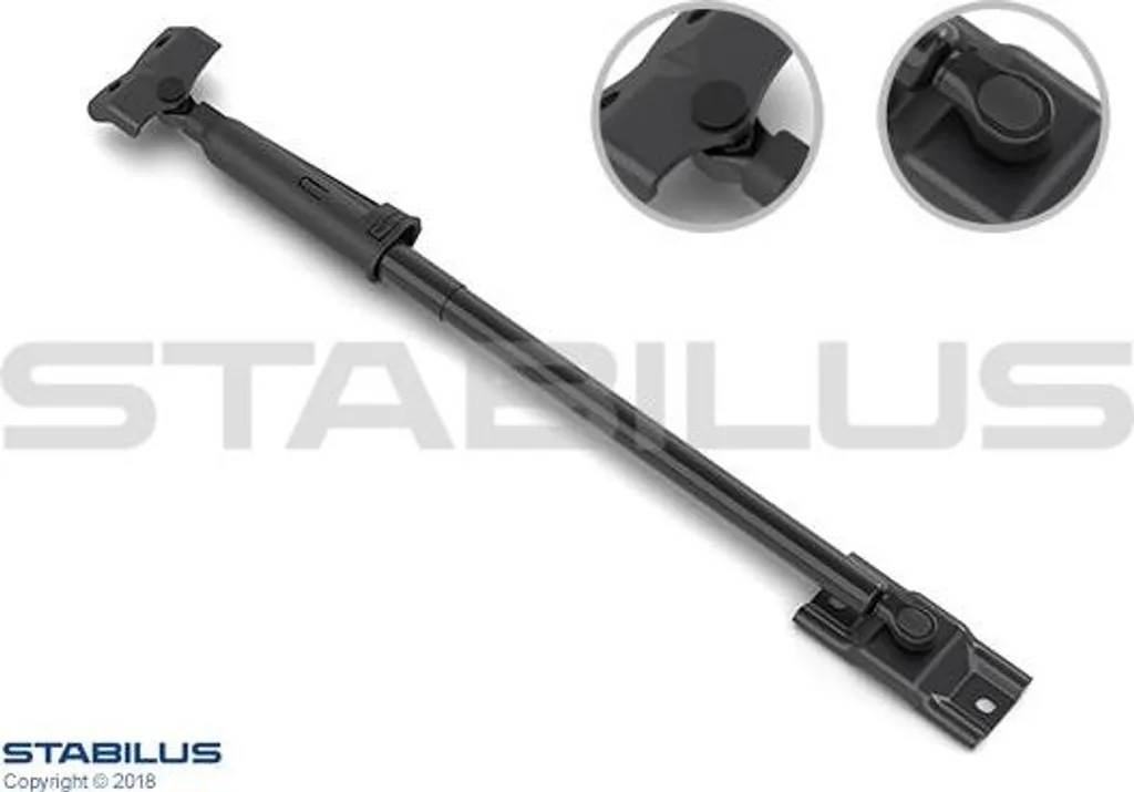Réparer coffre Pajero qui ne tient plus : Vérin Stabilus 580067 5822A001