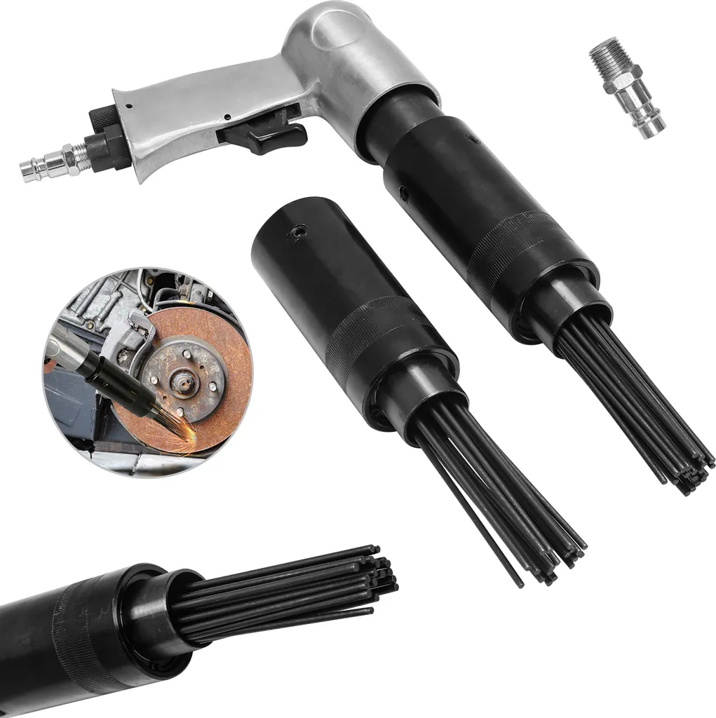 Jopassy Pistola ad Aghi Pneumatica - Togli Ruggine con Aghi di Ricambio