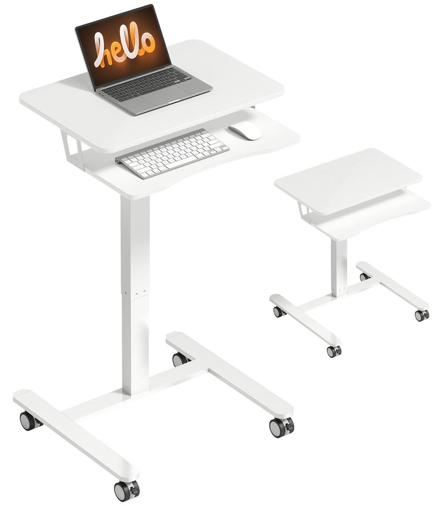 HOMCOM - Table d'ordinateur portable, réglable en hauteur Image du produit 