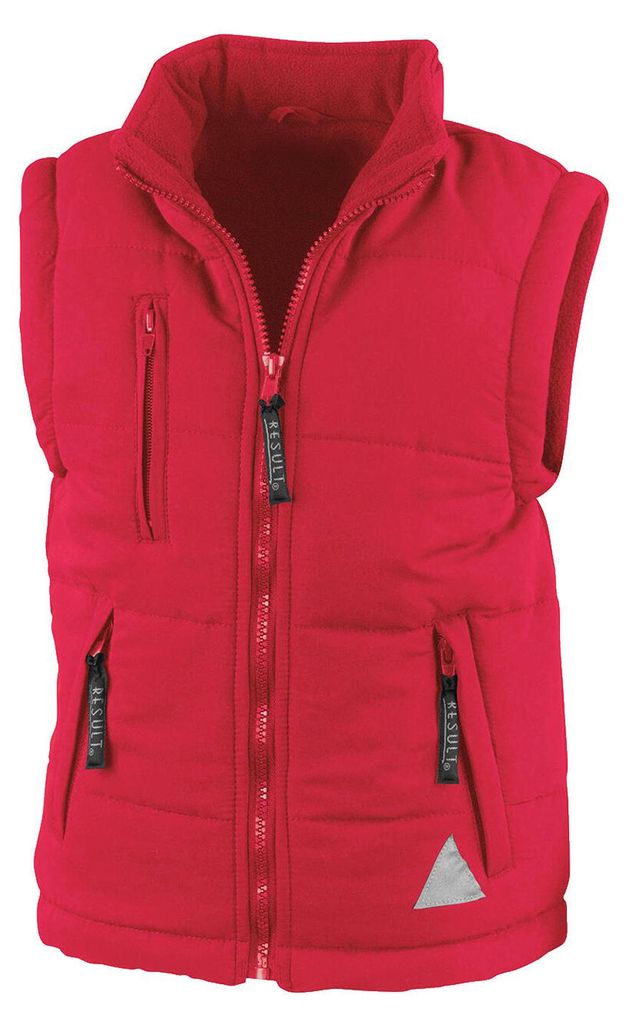 Result - "Ultra" Weste Wattiert für Kinder FK2673 (98) (Rot)