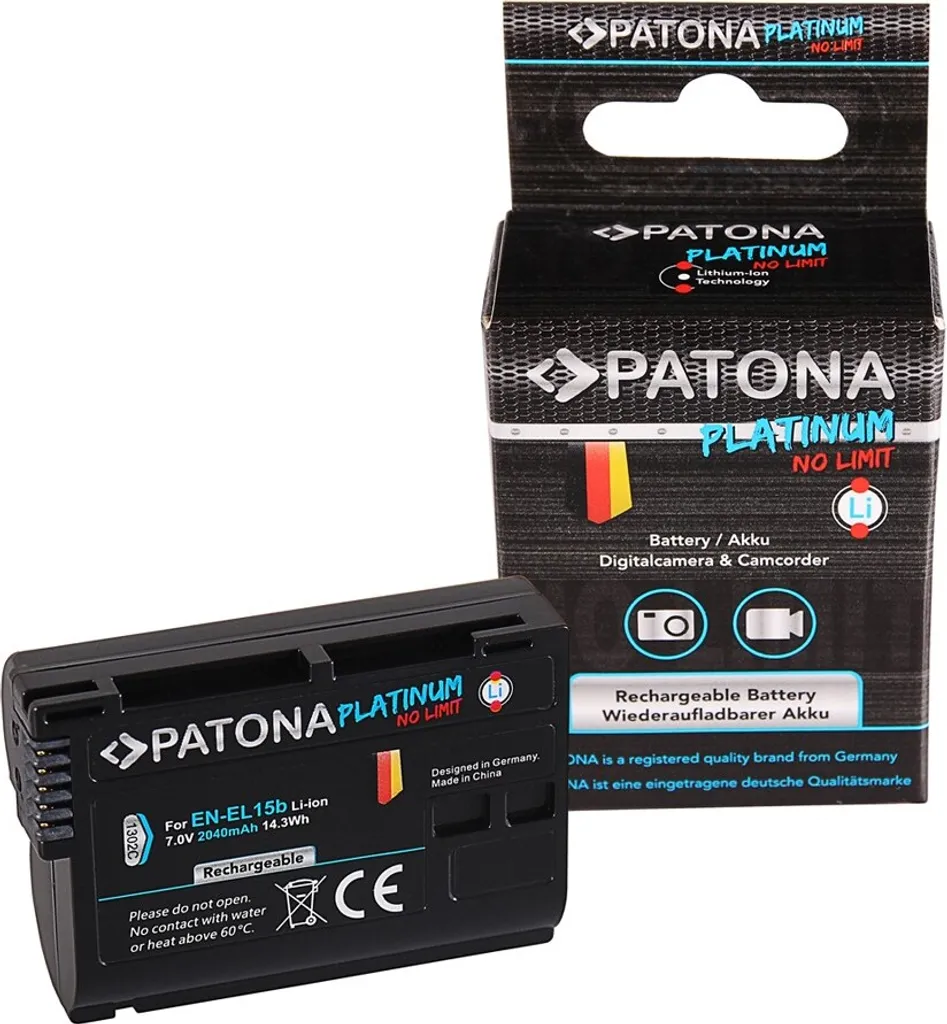 Batteria Nikon EN-EL15b Platinum 2200mAh - Compatibile Z7 D850 D7200