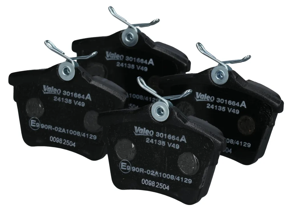 Plaquettes de frein arrière VALEO 301664A pour PEUGEOT 407 SW (6E)