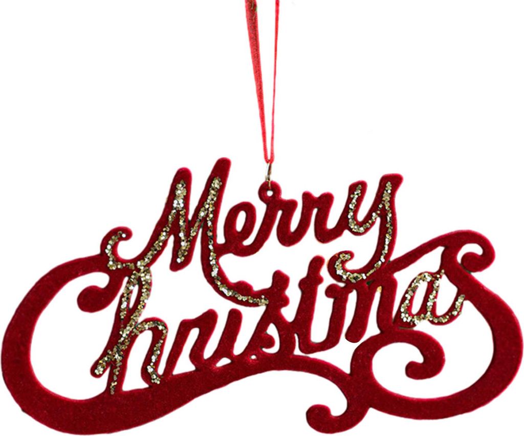 Weihnachtsschmuck, roter, beflockter Glockenkranz, Schneefall-Elchanhänger, verschneite Winterdeko zum Aufhängen am Baum