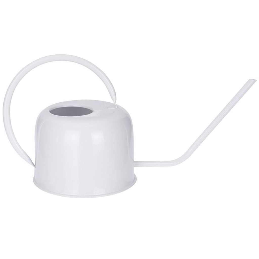 H&S Decoration | Gießkanne aus Edelstahl - 1100 ml - Weiß - Produktbild 