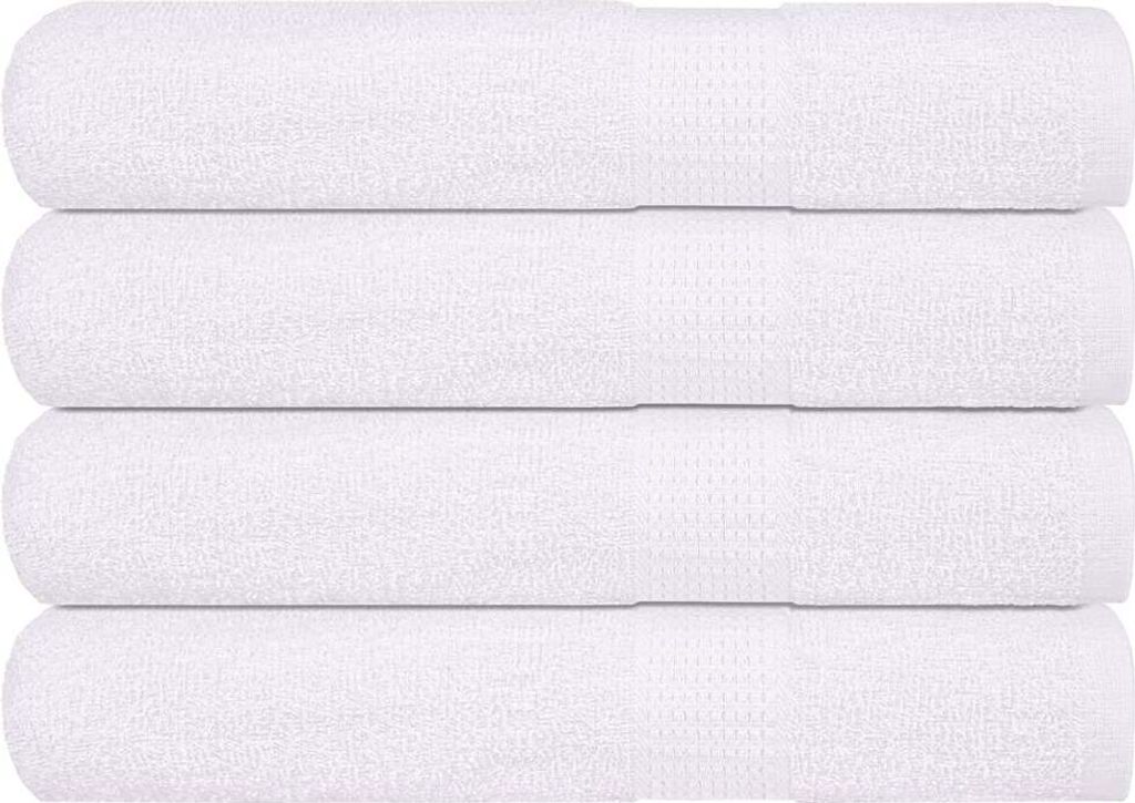 Handtücher FROGN 4 Stk. Weiß 100x200 cm 360 g/m²