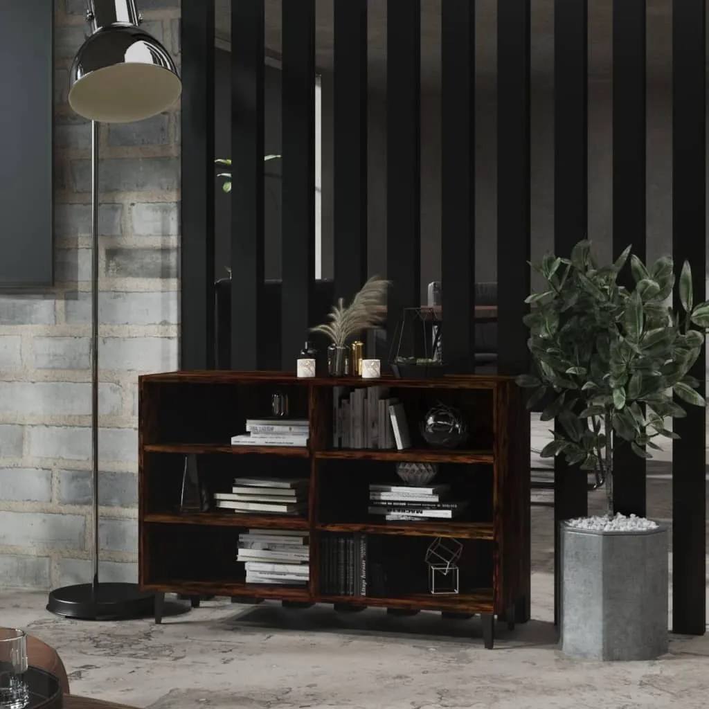 Credenza Maison Exclusive Rovere Affumicato 104cm - Mobile Buffet Chic