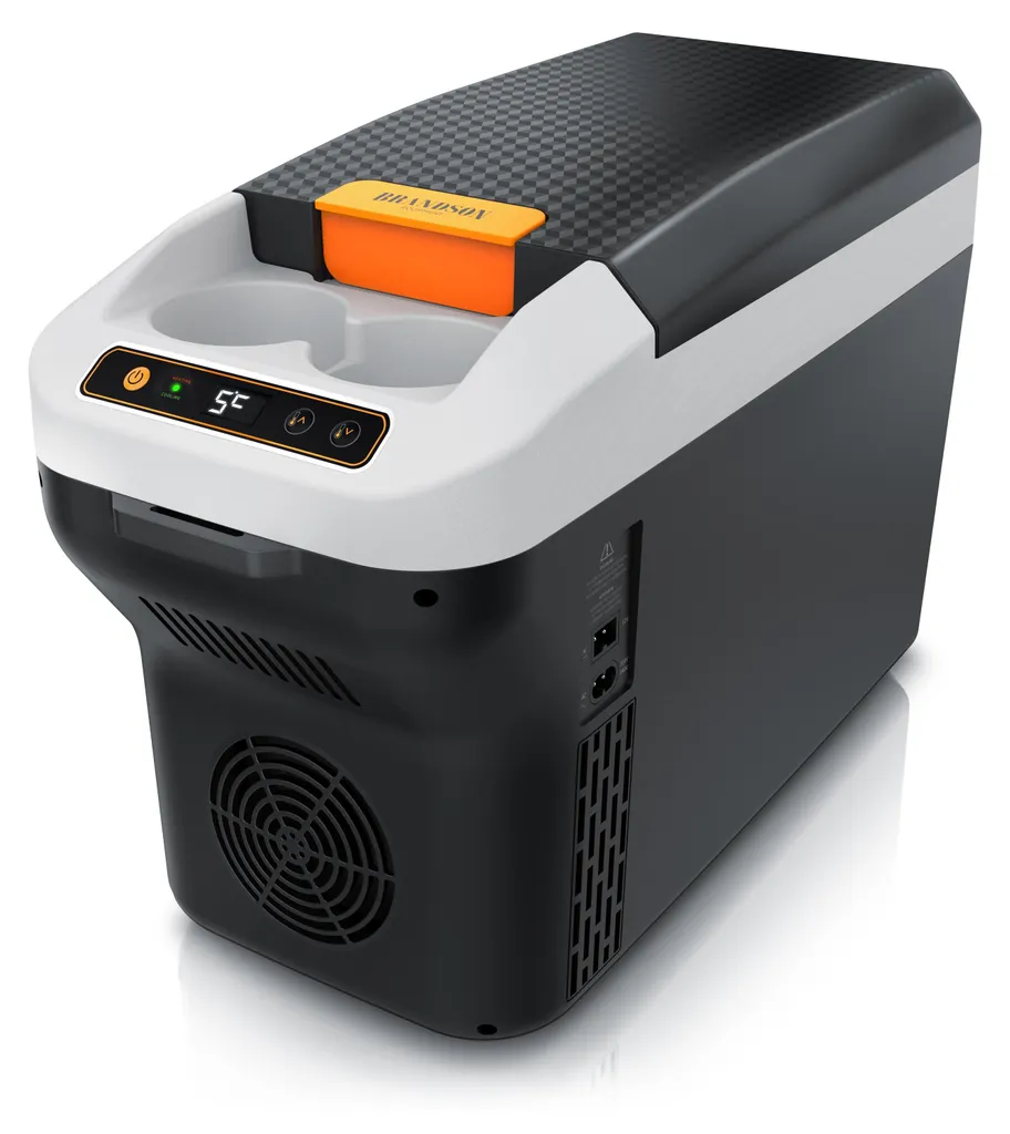 Glacière électrique Brandson 10L 12V 230V portable Cool Grey Premium