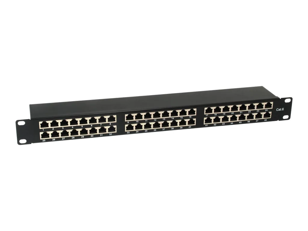 Equip Pro 326449 Patch Panel 48 Porte Cat 6 STP Schermato 1U