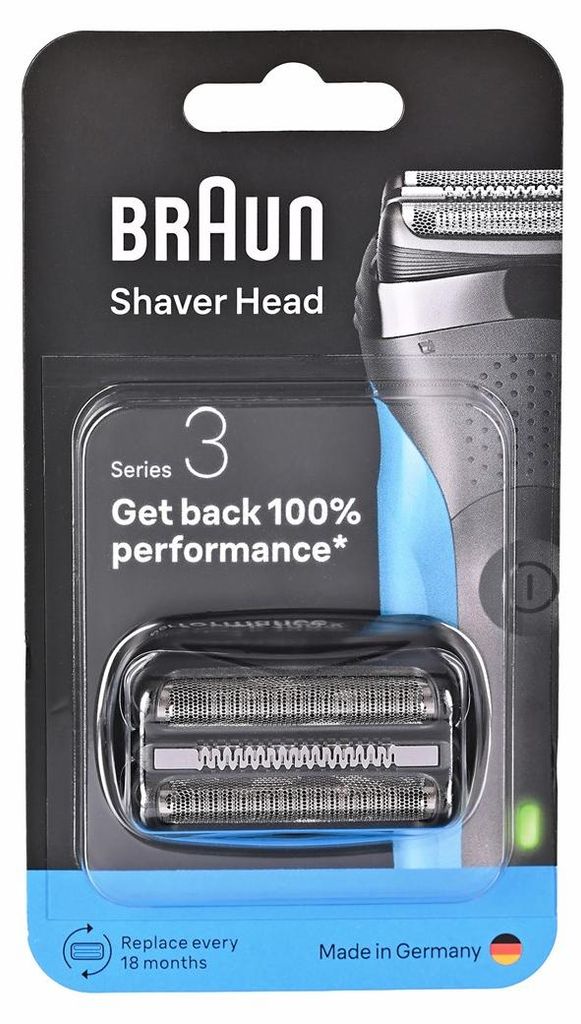 Braun Scherkopf Kombipack 21 B, nieuw, zwart Productafbeelding 