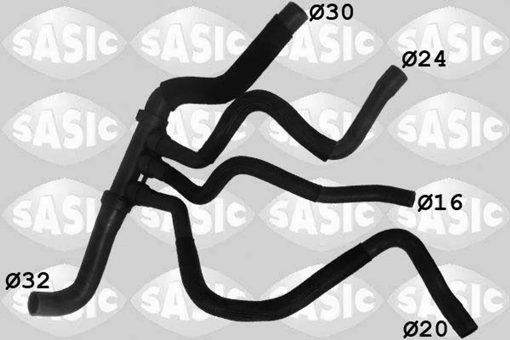 SASIC 3404122 Tubo Radiatore OE 7700433049 per Renault Laguna I