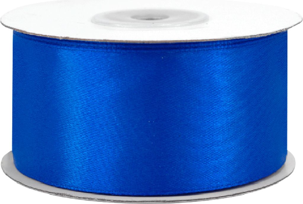 Satinband 38mm x 25m Rolle Blau