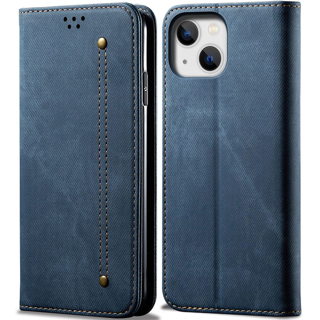 Pouzdro pro iPhone 15 Plus, Kožené Peněženkové Pouzdro s Obrázek produktu 