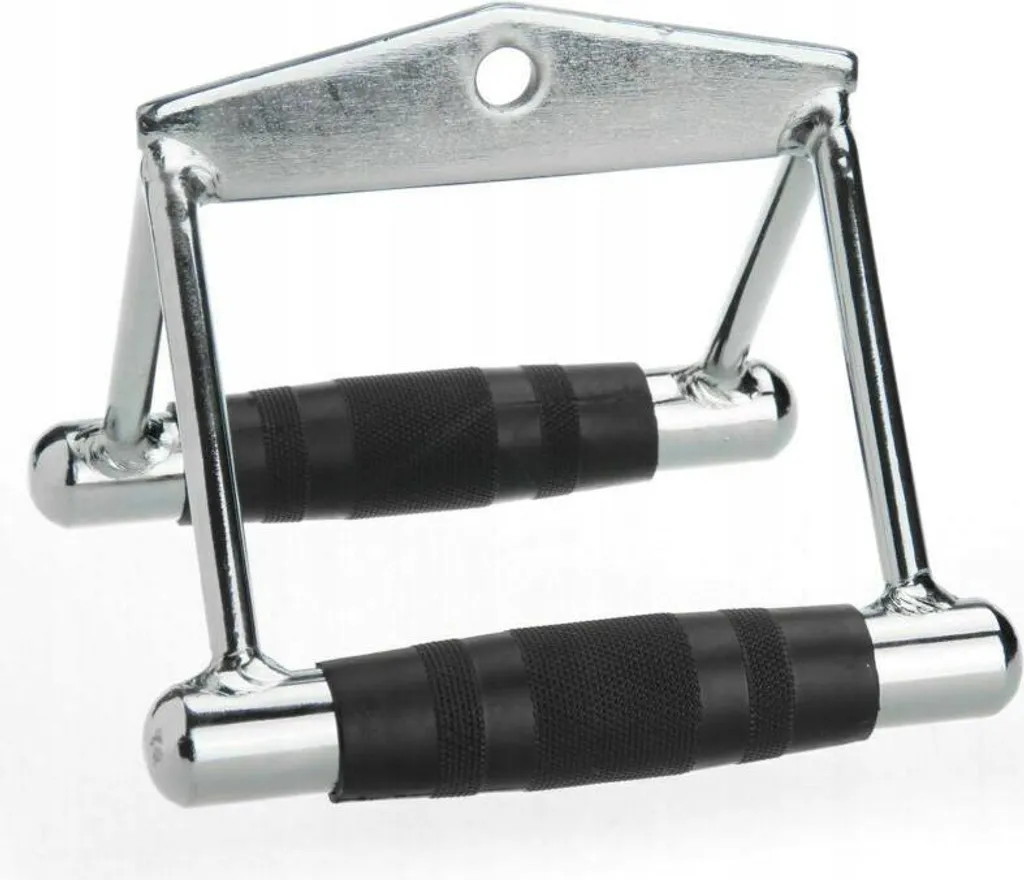 Accessoire de tirage double poignée en D étroite pour musculation