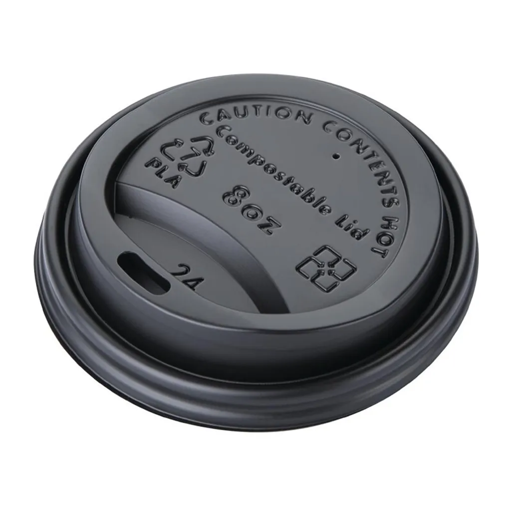 Couvercles pour Gobelets Boissons Chaudes 22,5 cl, Option Compostable x1000