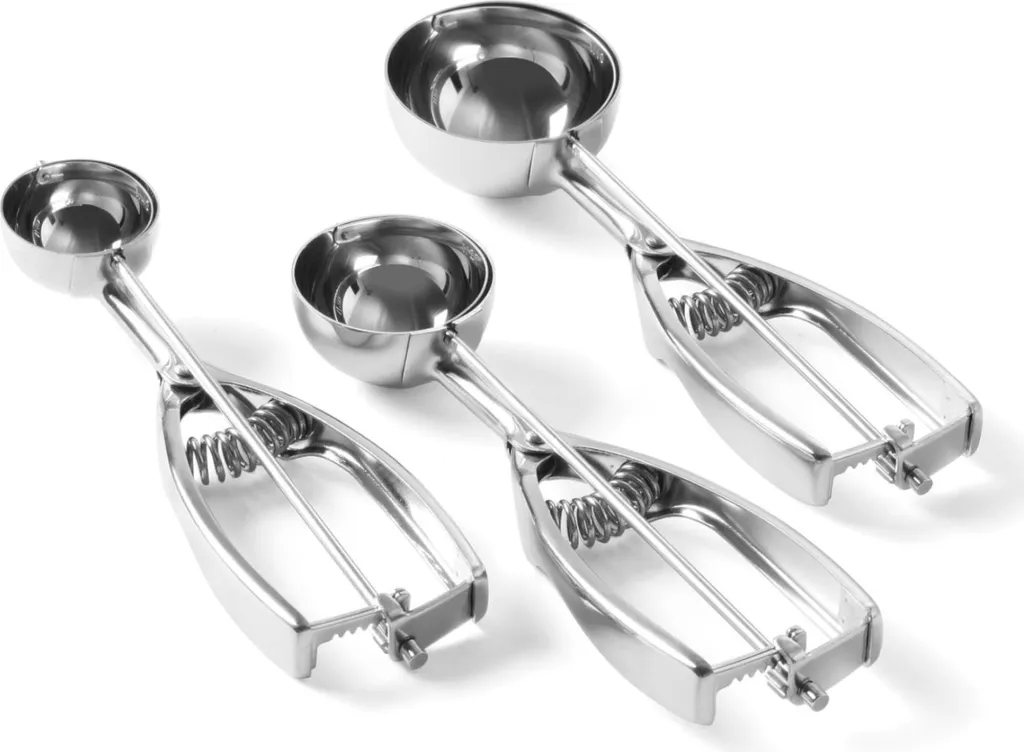 Cucchiaio Gelato Professionale Hendi 44mm - Crea Coppe Perfette a Casa