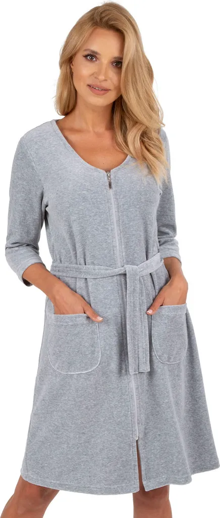 Vivisence 5011 Grigia Taglia Comoda 3XL: Camicia da Notte per Donna