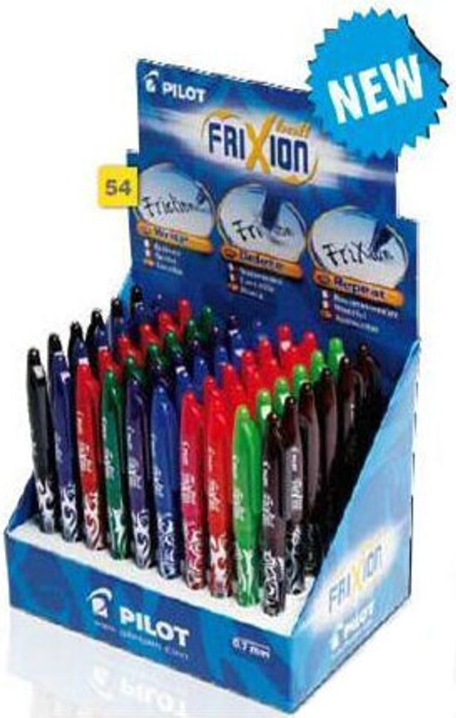 Pilot FriXion Ball, Schwarz, Blau, Braun, Grün, Orange, Pink, Violett, Rot, Schwarz, Blau, Braun, Grün, Orange, Pink, Violett, Rot