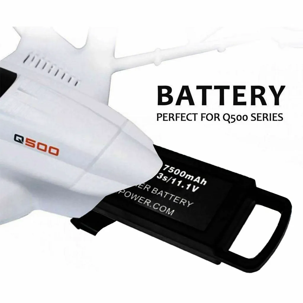 Pack de 2 Batteries pour YUNEEC Q500 : Prolongez vos Vols avec 7500mAh
