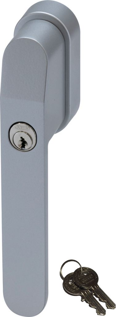 ABUS FG400 Abschließbarer Fenstergriff Silber, gleichschließend im Set 1 Stück