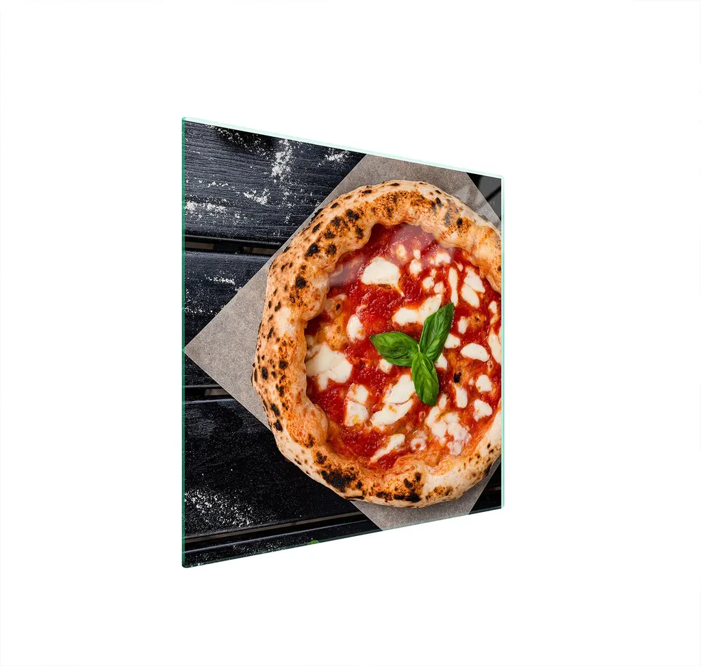 Piastra Protettiva In Vetro Per Cucina 50X52 Pizza