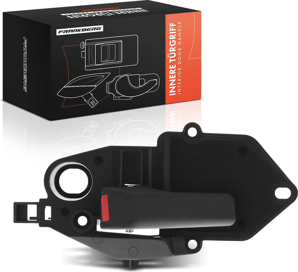 Poignée intérieure gauche Fiat Panda - Levier de porte robuste 2009-2011