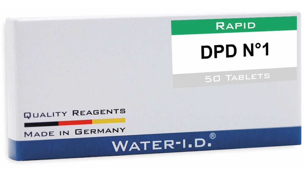 WATER-I.D. Tabletten DPD N°1 für PoolLab, 50 Stück Produktbild 