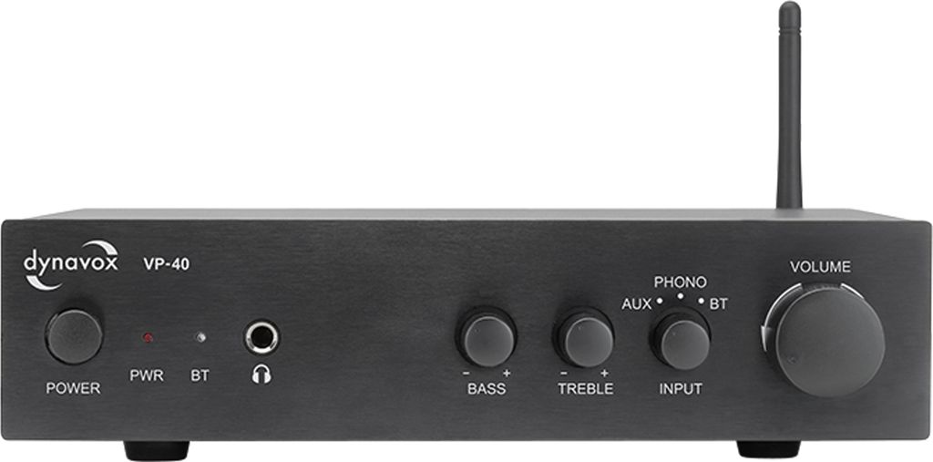 DYNAVOX Kompakt-Verstärker VP-40, schwarz Produktbild 