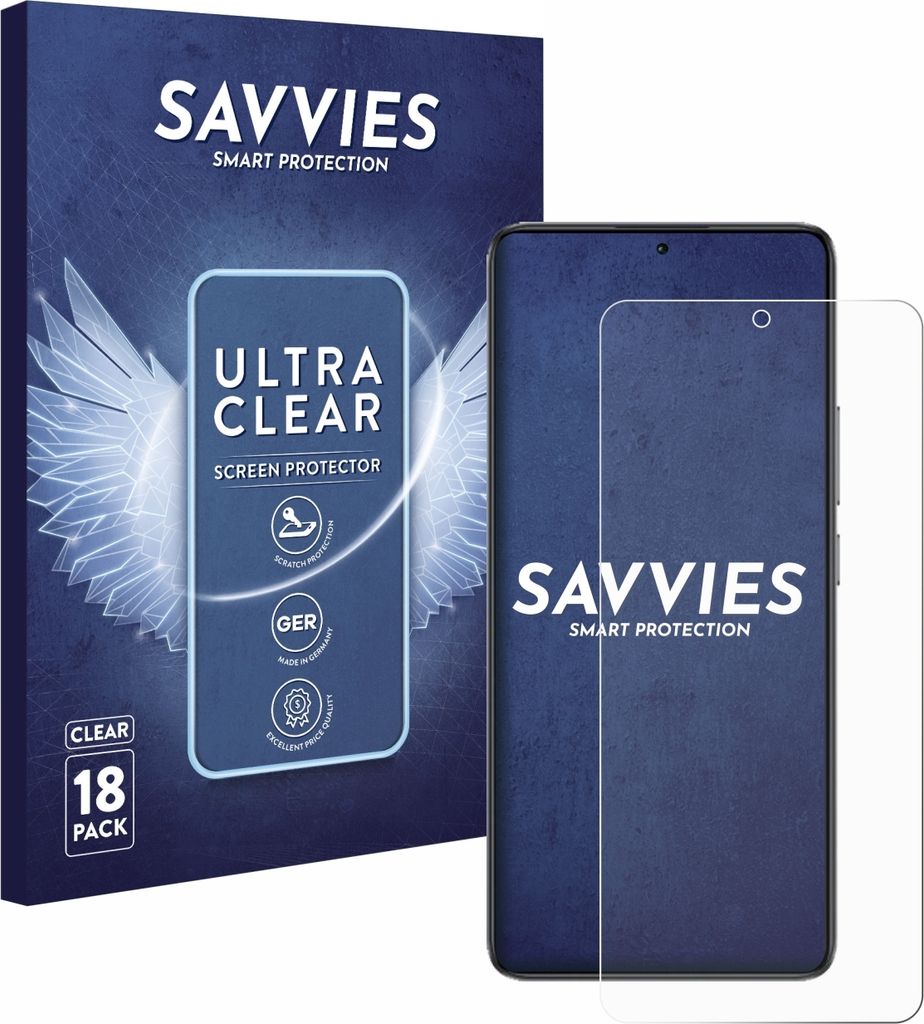 18x Für Xiaomi Poco F7 Ultra Schutzfolie Savvies Displayschutz Display Schutz Folie Klar Transparent