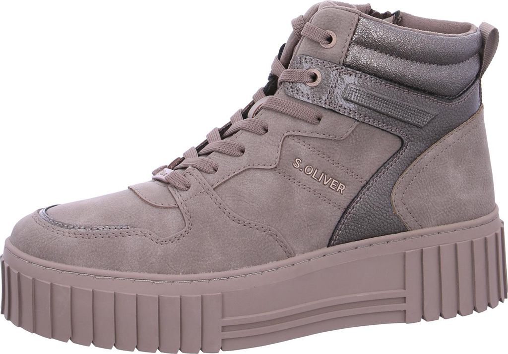 s.Oliver Schnürstiefel Kaltfutter in grau, Gr. 38 Produktbild 