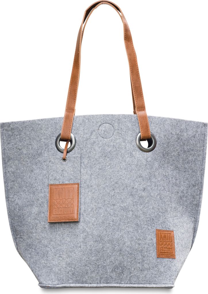 Knit Factory Tess Shopper - Grau