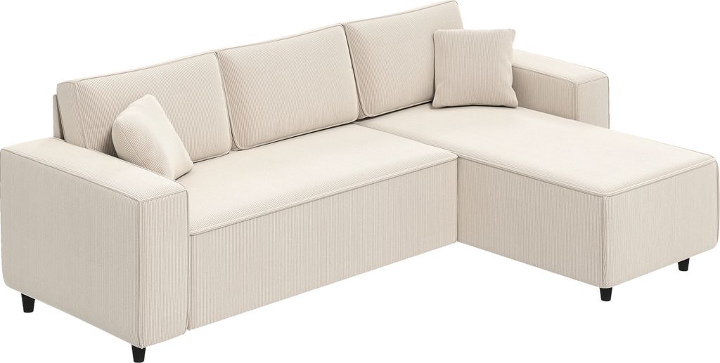 Sofa narożna HOMCOM, 3-osobowa sofa narożna w kształcie Zdjęcie produktu 