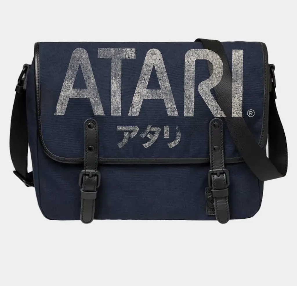 Atari Sacoche Classique Varsity - Sac Bandoulière Rétro Style Campus