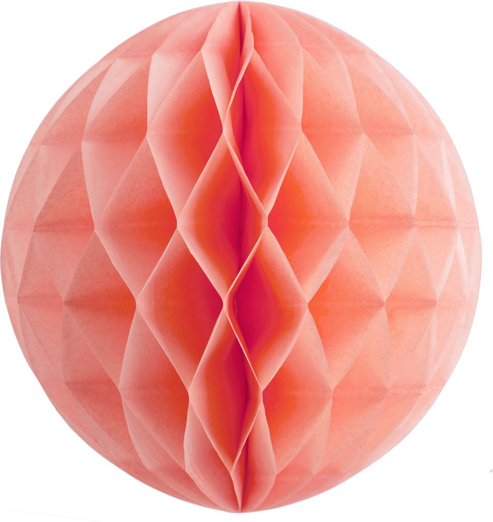 1 Wabenball 15cm, Farbauswahl:apricot 714