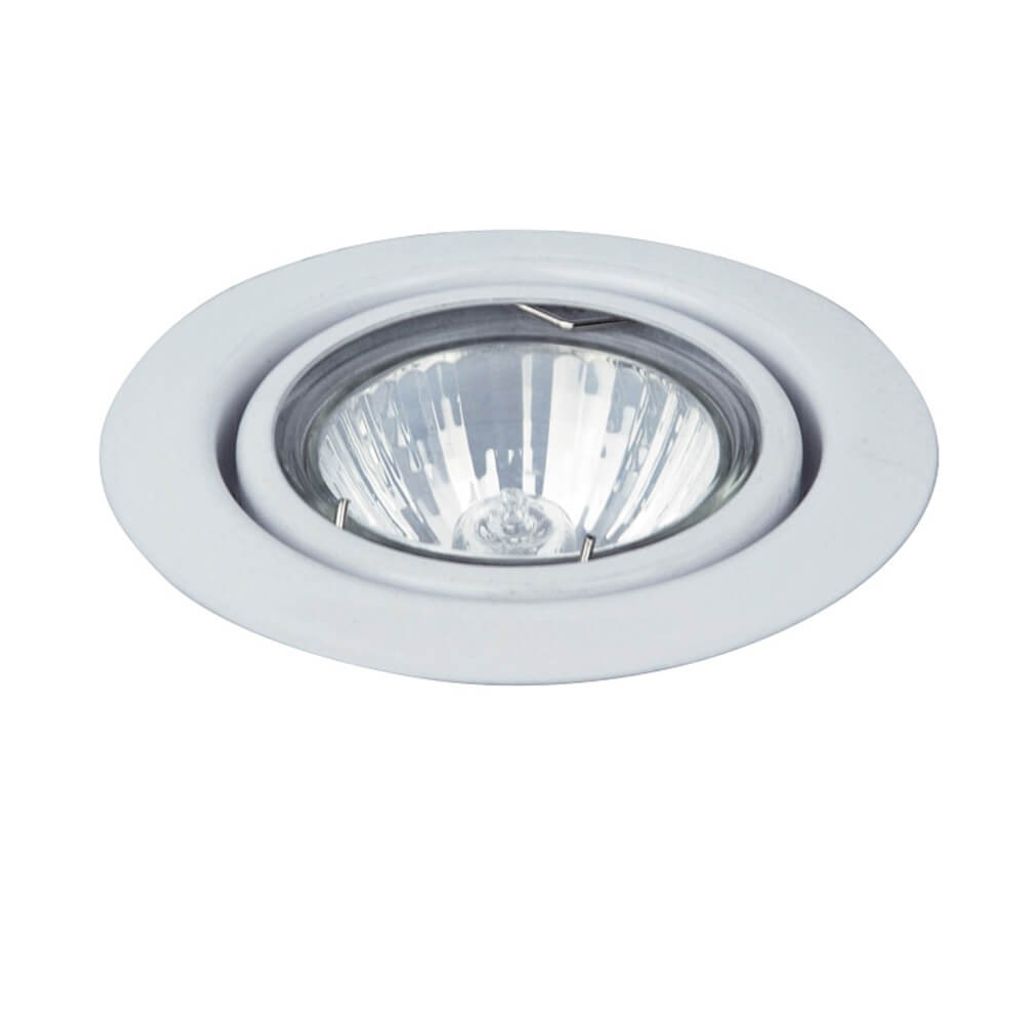 Rabalux 1091 Deckenstrahler 1 Spot Relightspot, GU5.3, weiß, rund, Minimal, IP20, ø86mm