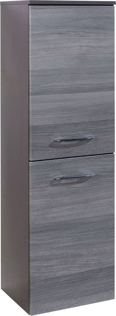 Midischrank Hochschrank Badmöbel Badezimmermöbel Schrank Bad "Graphit I"