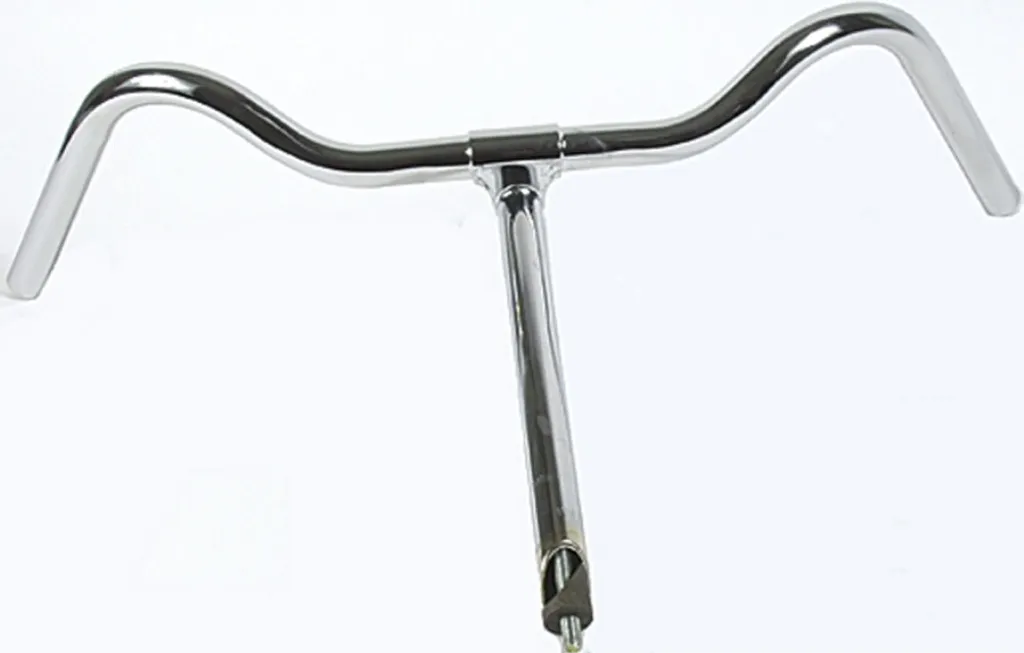 Guidon de Vélo de Ville Ergotec Chrome 540mm pour Posture Droite S