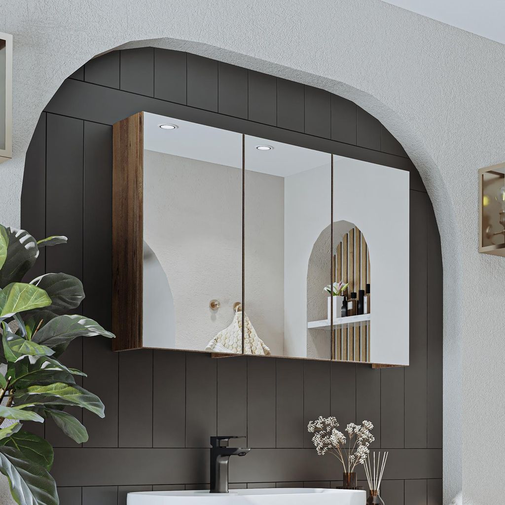 Roomart GUSTO-II-120 Badmöbel Spiegelschrank 105 cm breit, Produktbild 