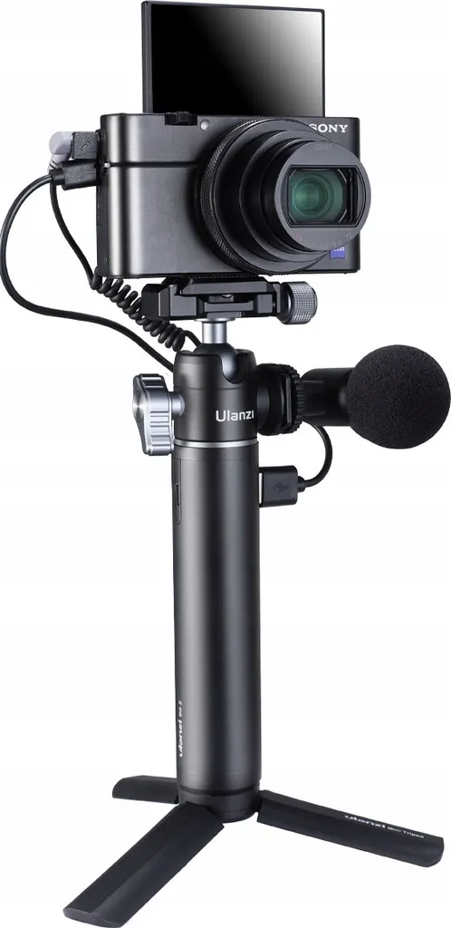 Rotule pour Vlogging Ulanzi U-80L avec Support Micro et Arca Swiss 3D - 9