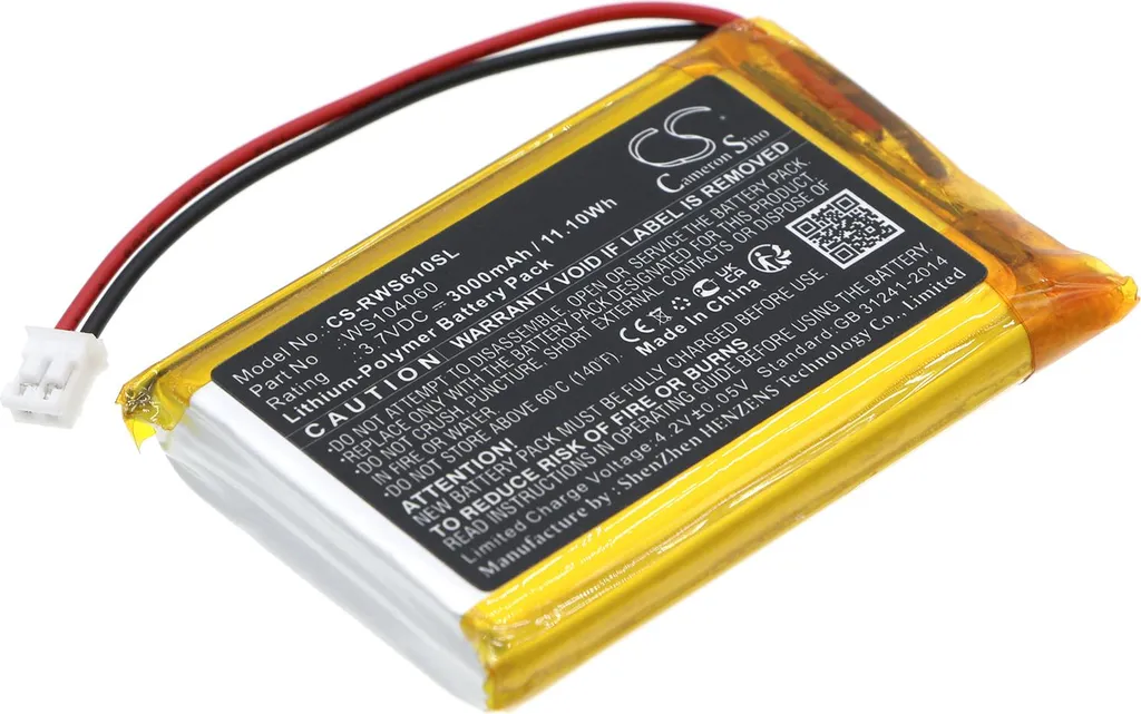 Ricambio Batteria TECHTEK per Raspberry Pi 2B 3B 4B | 3.7V 3000mAh