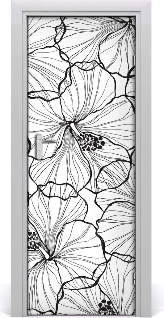Tulup Türaufkleber 75x205 cm Dekorative Aufkleber Selbstklebend Wasserdichte Tapete Abnehmbar Schlafzimmer Wohnzimmer Wohnkultur - Furnier Klebsto...