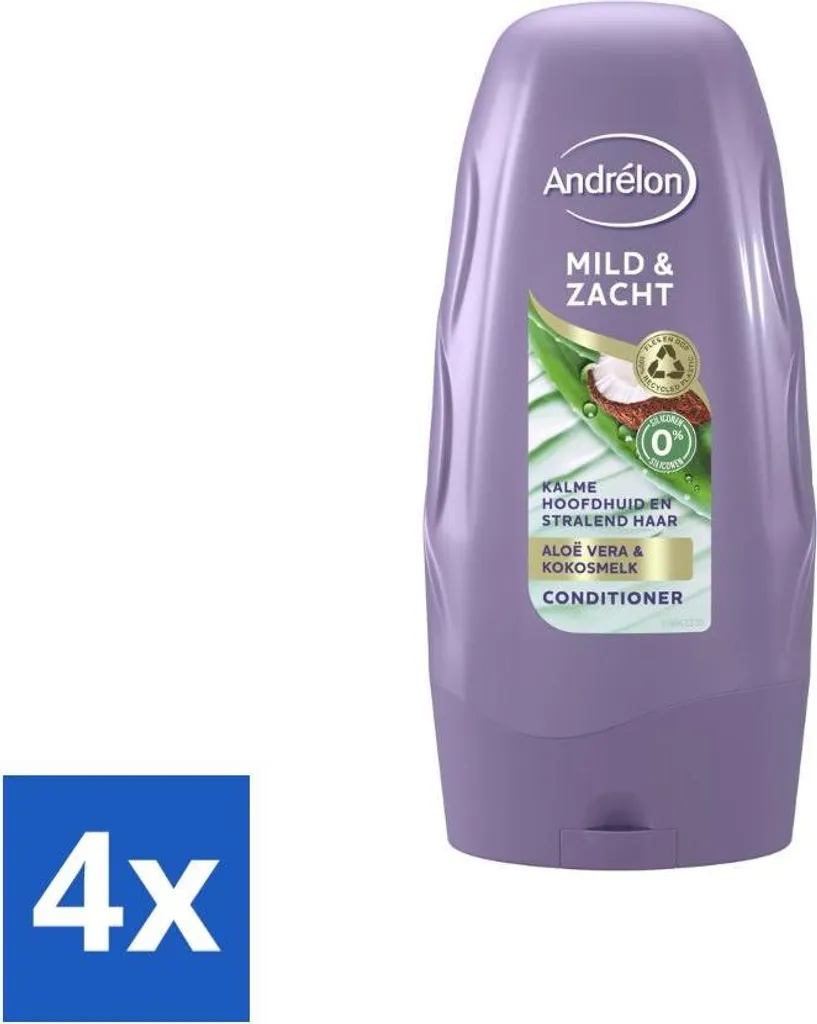Set 4x Andrélon Balsamo Mild & Soft 250ml - Capelli Morbidi