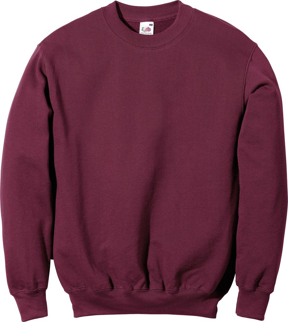 Fruit of the Loom Uni-Sweatshirt burgund XL