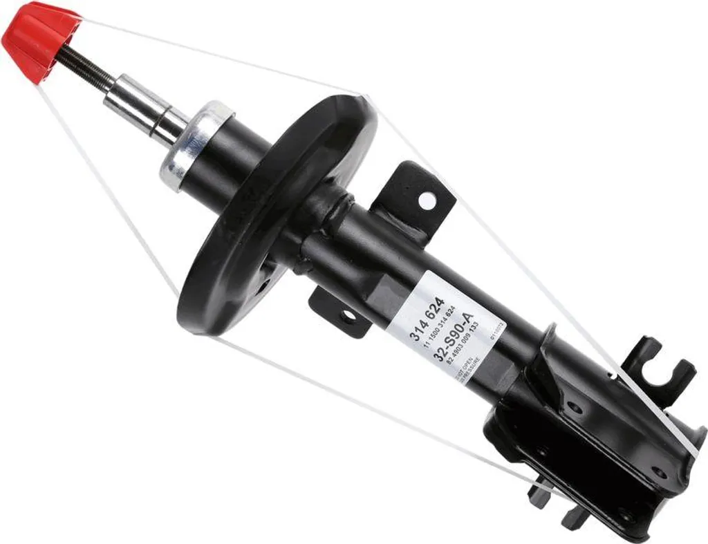 Amortisseur SACHS 314 624 - Solution Bruit et Vibrations Fiat Stilo Arrière