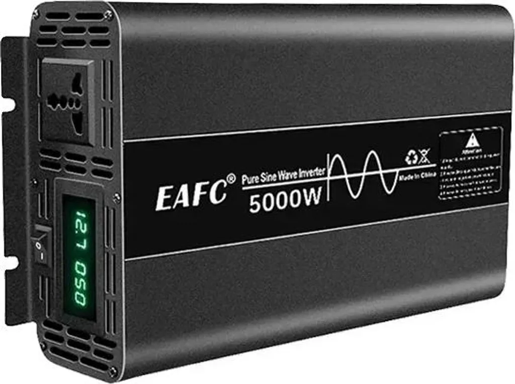 Convertisseur Pur Sinus 12V 5000W - Onduleur pour Installation Solaire