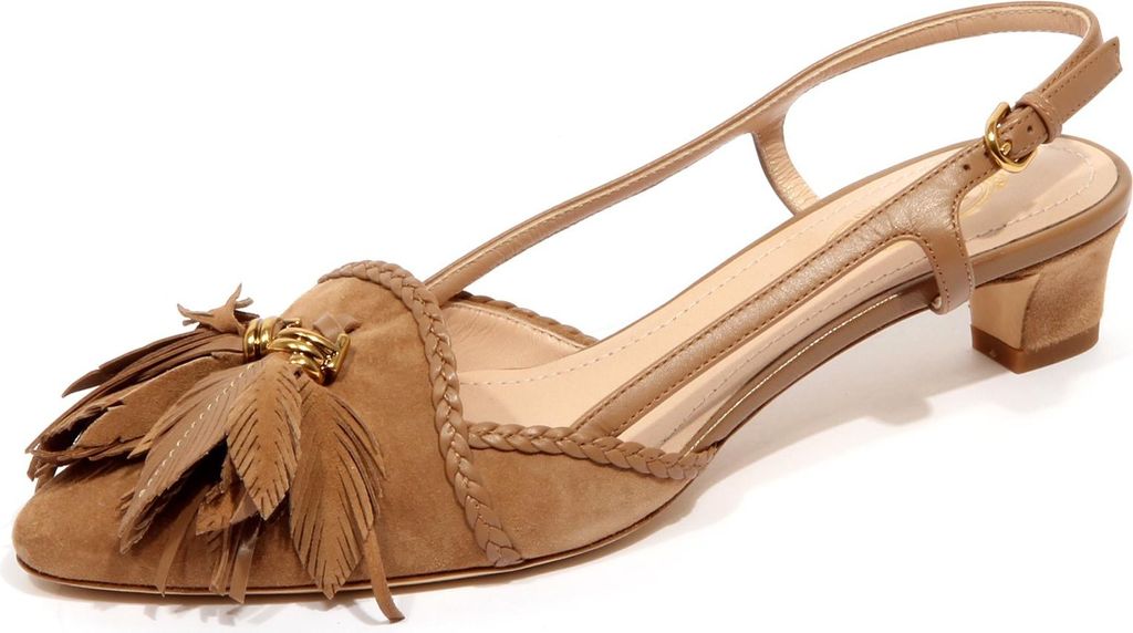 F9682 sandalo donna beige TOD'S scarpe Leder/Wildleder Schuh Frau