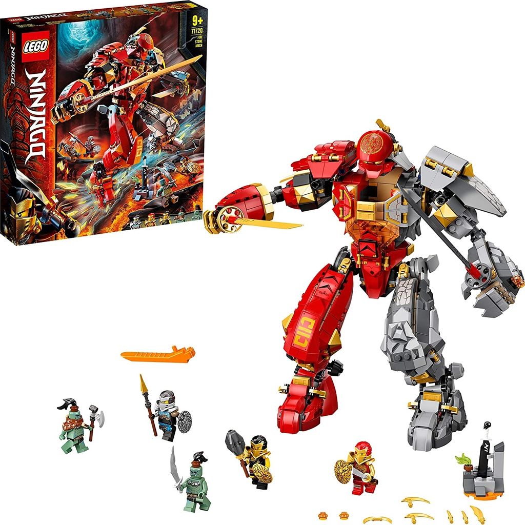 LEGO 71720 NINJAGO Ognisty klockowy mech, figurka ninja w Zdjęcie produktu 