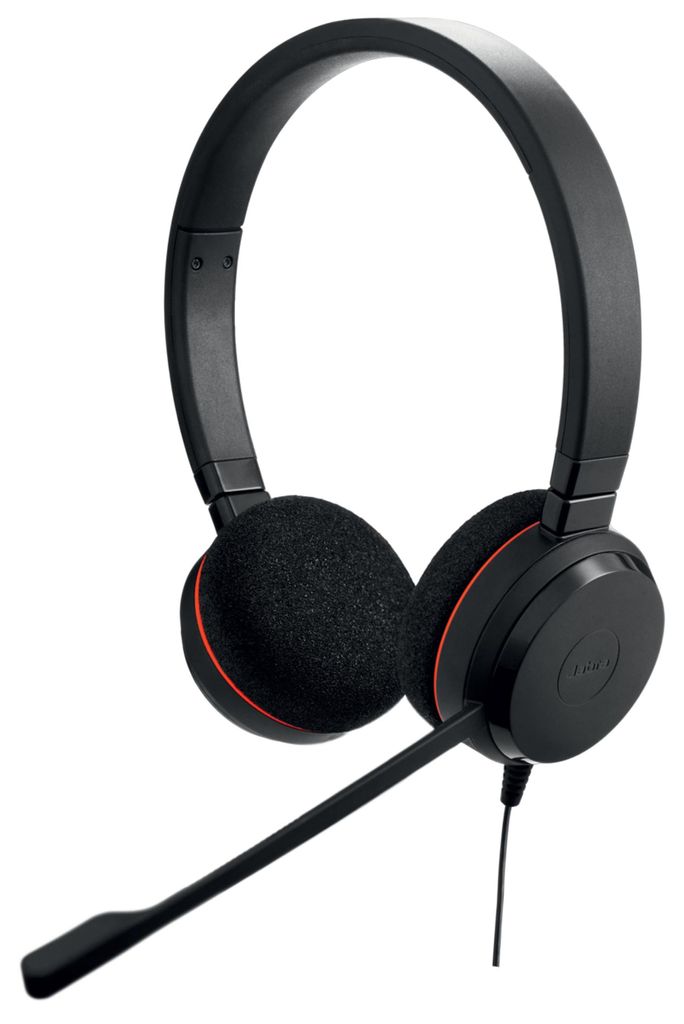 Jabra Evolve 20 USB C/A UC stéréo, filaire, 150 - 7000 Hz, Image du produit 