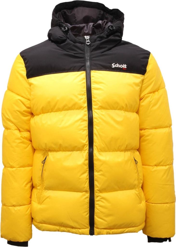 6682AI giubbotto uomo SCHOTT man padded jacket yellow